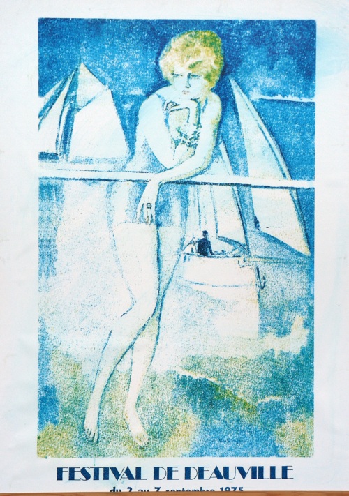 Affiche de la 1e édition du Festival du Cinéma Américain de Deauville