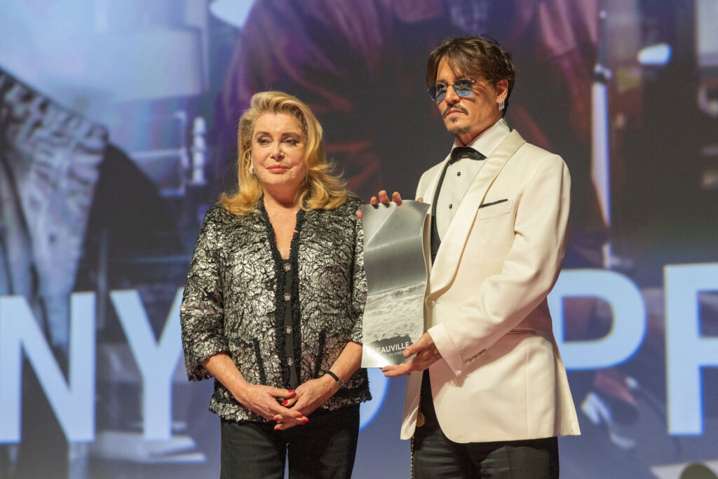 Catherine Deneuve et Johnny Depp , ©Jacques Basile 