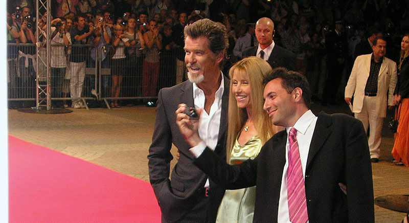 Beau St. Clair , Pierce Brosnan et Richard Shepard , ©Guy Isacc 