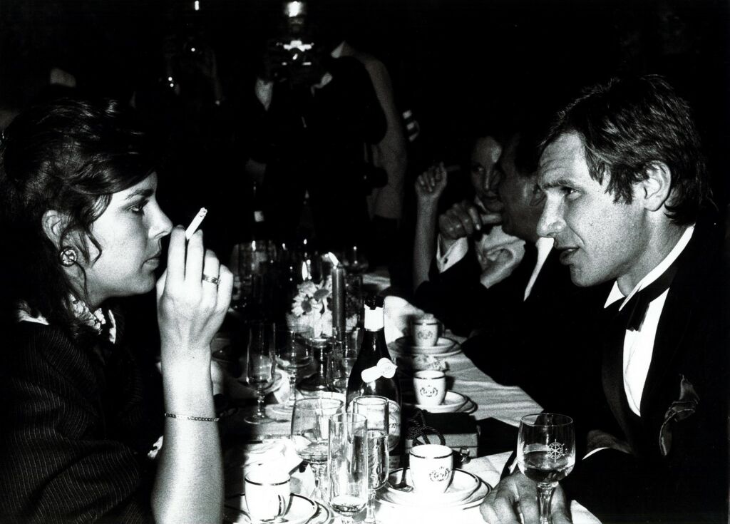 Caroline de Monaco et Harrison Ford , ©Mario Gurrieri , DR