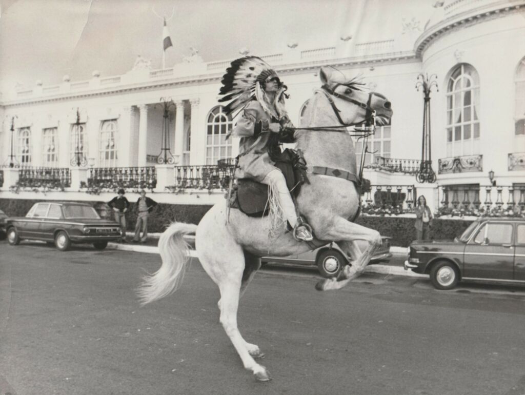 Buffalo Bill et les Indiens , ©A.F.P Telephono-J.P.P (Collection Yves Aublet)