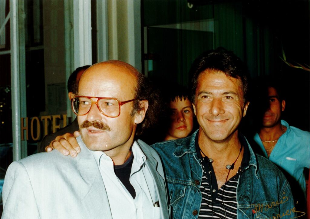 Volker Schlöndorff et Dustin Hoffman , ©Mario Gurrieri , DR