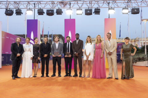 Le Jury et les lauréat : Alexandre Aja , Anne Berest , Rebecca Marder , Guillaume Canet , Shane Atkinson , Babak Jalali , Stéphane Bak , Marina Hands , Laure de Clermont-Tonnerre , Yodelice, Léa Mysius , ©Jacques Basile