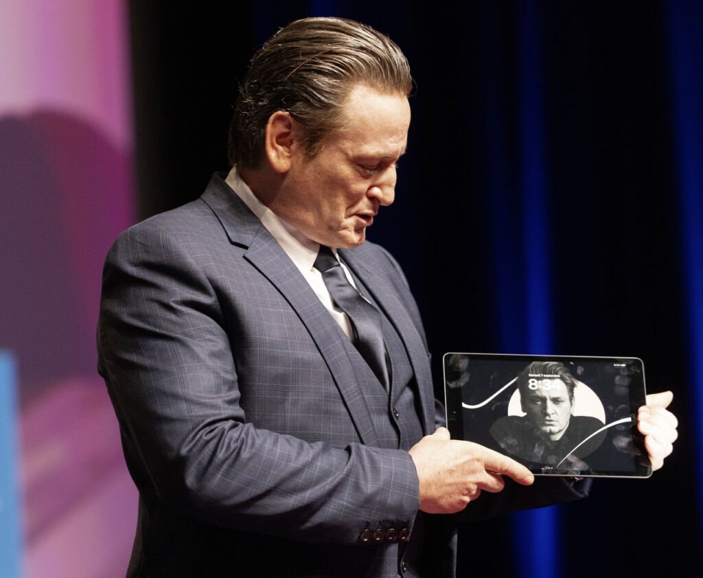 Distinction numérique de l'INA à Benoît Magimel
©Jacques Basile