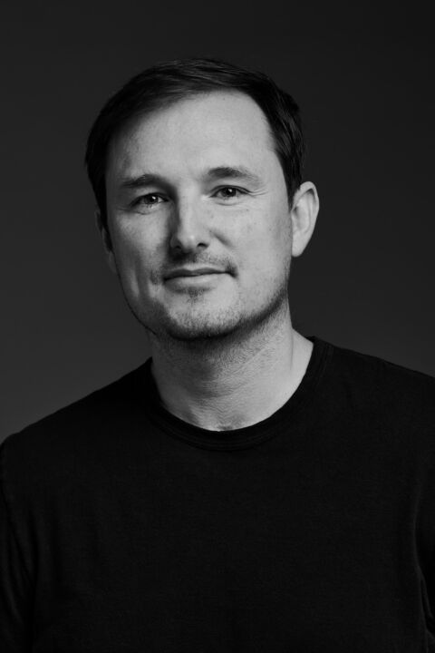 Portrait of writer director Christian Swegal by Los Angeles photographer Chris Violette