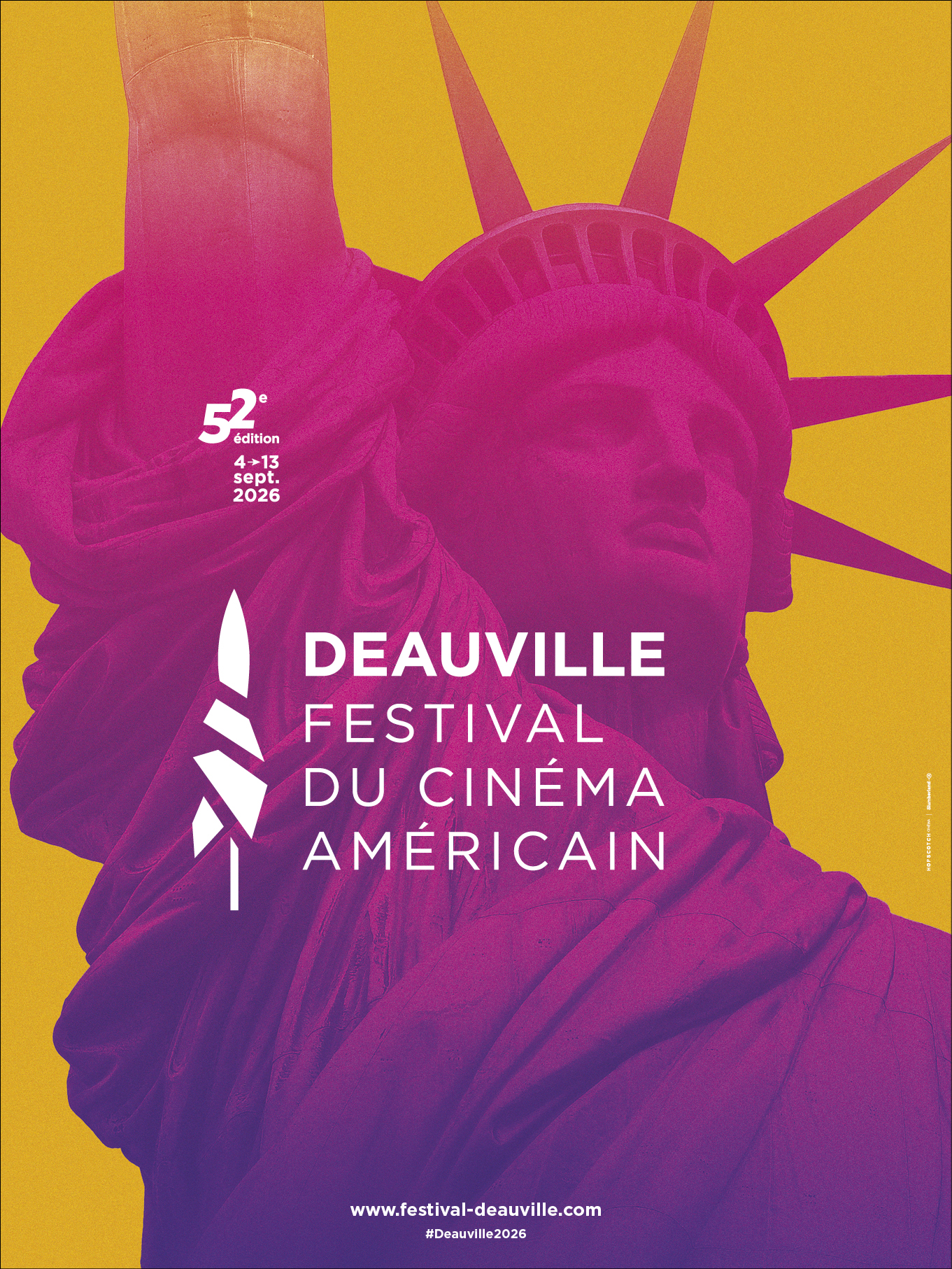 Affiche du 52e Festival du cinéma américain de Deauville